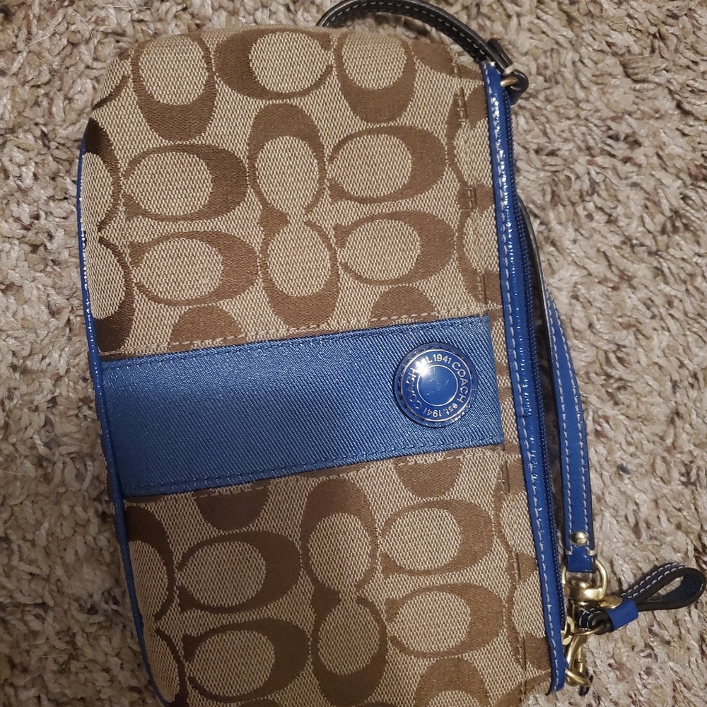 Coach hand bag wrist strap